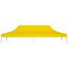 6x3m Yellow Party Tent Roof - Durable & Weather Resistant