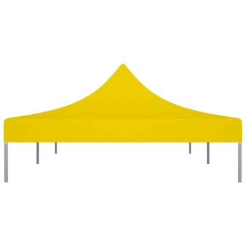 6x3m Yellow Party Tent Roof - Durable & Weather Resistant