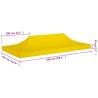 6x3m Yellow Party Tent Roof - Durable & Weather Resistant