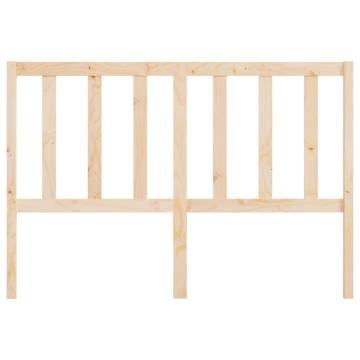 Stylish Solid Wood Pine Bed Headboard - 146x4x100 cm