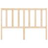 Stylish Solid Wood Pine Bed Headboard - 146x4x100 cm