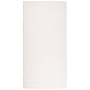 Shaggy Rug High Pile Modern Cream 100x200 cm | Hipomarket