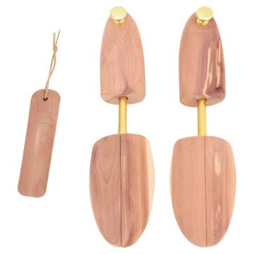 Shoe Stretcher with Horn - Solid Cedar EU 42-43.5