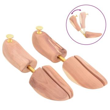 Shoe Stretcher with Horn - Solid Cedar EU 42-43.5