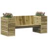 Planter Bench 167.5x60x65 cm - Stylish & Durable Pine Wood