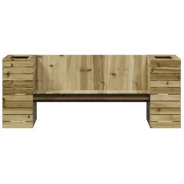 Planter Bench 167.5x60x65 cm - Stylish & Durable Pine Wood