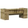 Planter Bench 167.5x60x65 cm - Stylish & Durable Pine Wood