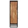 Bathroom Cabinet 40x30x100 cm - Solid Acacia Wood & Iron