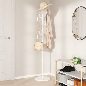 White Coat Stand 183 cm - Stylish & Sturdy Design