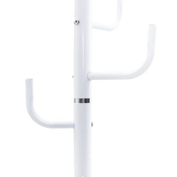 White Coat Stand 183 cm - Stylish & Sturdy Design