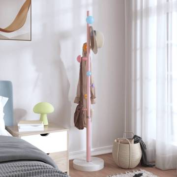 Pink Coat Stand 172 cm - Durable Powder-Coated Iron Rack