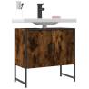 Bathroom Sink Cabinet Smoked Oak - 60x33x60 cm | HipoMarket