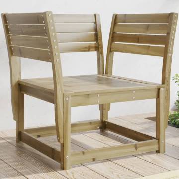 Garden Chair Impregnated Wood Pine - Stylish Outdoor Seating