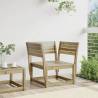 Garden Chair Impregnated Wood Pine - Stylish Outdoor Seating