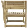 Garden Chair Impregnated Wood Pine - Stylish Outdoor Seating