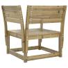 Garden Chair Impregnated Wood Pine - Stylish Outdoor Seating