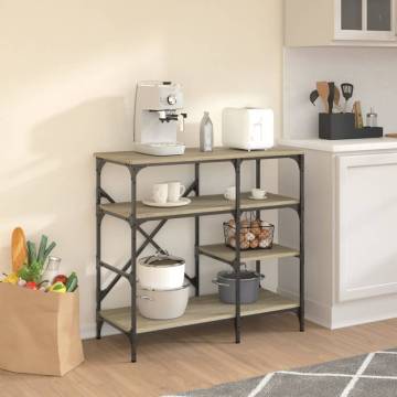 Baker's Rack Sonoma Oak - 90x40x84 cm - Durable & Stylish