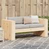 Garden Sofa 2-Seater 134x60x62 cm Solid Wood Pine Colour natural pine Size 134 x 60 x 62 cm Quantity in Package 1 