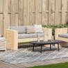 Garden Sofa 2-Seater - Solid Pine Wood | Hipomarket UK