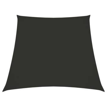 Sunshade Sail Oxford Fabric Trapezium 3/5x4m - Anthracite