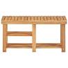 Shoe Rack 90x32x46 cm - Solid Acacia Wood | Hipomarket