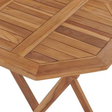 Folding Garden Table 60x60 cm - Solid Teak Wood | HipoMarket