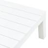 Garden Table White 78x78 cm - Weather-Resistant Plastic