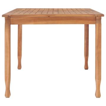 Garden Dining Table 150x90 cm | Solid Teak Wood Furniture