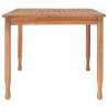 Garden Dining Table 150x90 cm | Solid Teak Wood Furniture