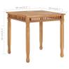 Garden Dining Table 80x80 cm - Solid Teak Wood | HIPO Market