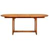 Stylish Garden Table - Solid Acacia Wood, 200x100 cm