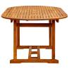 Stylish Garden Table - Solid Acacia Wood, 200x100 cm