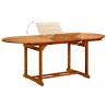 Stylish Garden Table - Solid Acacia Wood, 200x100 cm