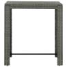 Stylish Grey Garden Bar Table - 100x60.5 cm | HipoMarket