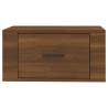 Wall-mounted Bedside Cabinet in Brown Oak | Hipomarket