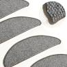 Carpet Stair Treads 15 pcs Grey 65x21x4 cm Colour grey Size 65 x 25 cm Quantity in Package 15 