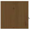 Honey Brown Wall Cabinet - Solid Pine Wood 80x30x30 cm