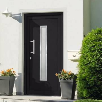 Front Door Anthracite 98x190 cm | Secure & Stylish Entrance