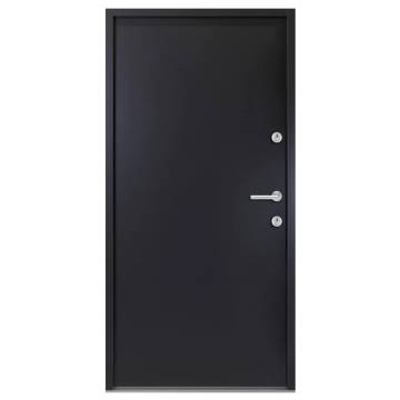 Stylish Anthracite Aluminium Front Door | 110x207.5 cm