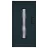 Front Door Anthracite 108x208 cm PVC for Enhanced Security