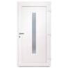 Front Door Anthracite 108x208 cm PVC for Enhanced Security