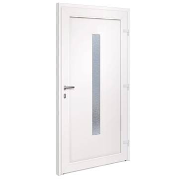 Front Door Anthracite 108x208 cm PVC for Enhanced Security