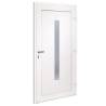 Front Door Anthracite 108x208 cm PVC for Enhanced Security