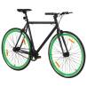 Fixed Gear Bike Black and Green 700c 59 cm - Optimal Comfort