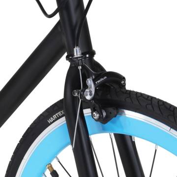 Fixed Gear Bike Black and Blue 700c 59 cm - Hipomarket