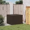 Garden Storage Box Brown 291L Poly Rattan | HipoMarket