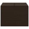 Garden Storage Box Brown 291L Poly Rattan | HipoMarket