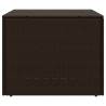 Garden Storage Box Brown 291L Poly Rattan | HipoMarket