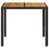 Garden Table with Acacia Wood Top | Durable Outdoor Furniture