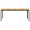 Durable Garden Table with Acacia Wood Top | Hipomarket UK